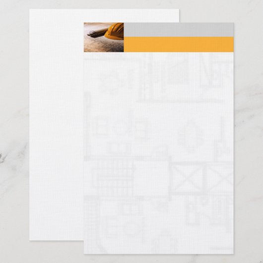Architect Stationery Briefpapier (Voorkant / Achterkant)
