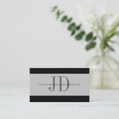 Architect Stripe Gray/Gray Visitekaartje (Staand voorkant)