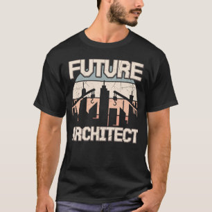 Architect Student Future Architect Retro T-shirt