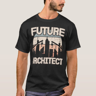 Architect Student Future Architect Retro T-shirt