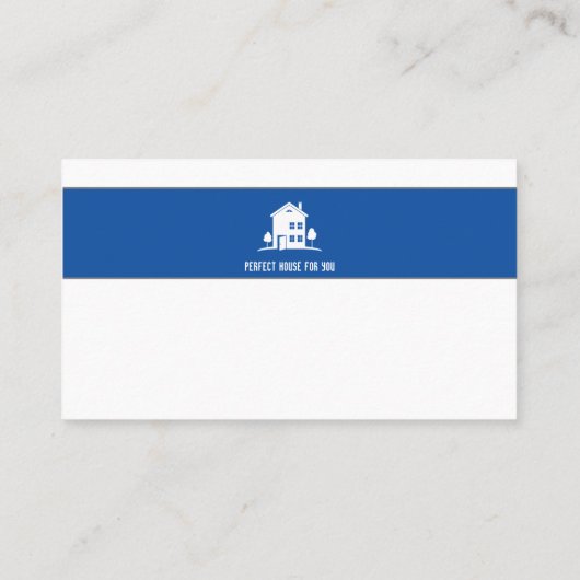 Architect Studio | Blauw Visitekaartje (Achterkant)