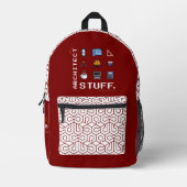 Architect Stuff-rugzak Bedrukte Rugzak (Voorkant)