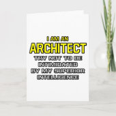 Architect...Superieure intelligentie Kaart (Voorkant)