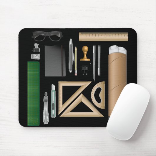 architect tafelmousepad muismat (Met muis)