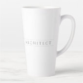 ARCHITECT Tall Latte Mok / Grijs (Rechts)