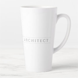 ARCHITECT Tall Latte Mok / Grijs