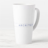 ARCHITECT Tall Latte Mok / Marine (Rechterhoek)