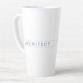ARCHITECT Tall Latte Mok / Marine (Linkerhoek)