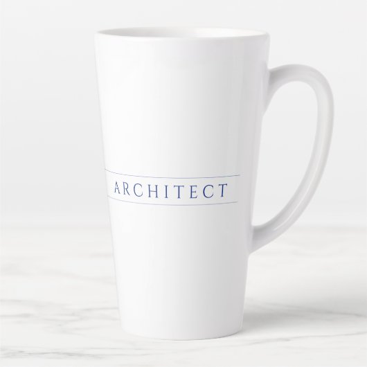 ARCHITECT Tall Latte Mok / Marine (Rechts)