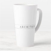 ARCHITECT Tall Latte Mok / Zwart (Rechterhoek)