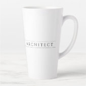 ARCHITECT Tall Latte Mok / Zwart (Rechts)