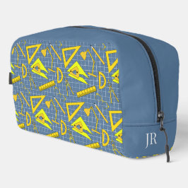 Architect Tools Geborduurd Monogram Toilettasje