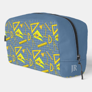 Architect Tools Geborduurd Monogram Toilettasje