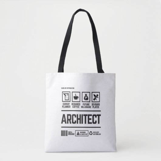 architect tote bag (Voorkant)