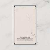 Architect  Town House Modern Building Visitekaartje (Achterkant)