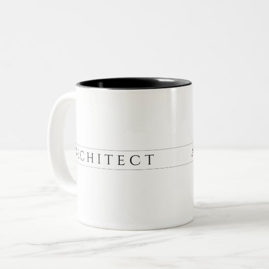 ARCHITECT Tweekleurige mok (Voorkant links)