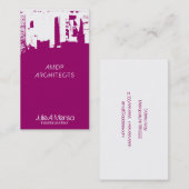 Architect Upside Downtown Skyline Visitekaartje (Voorkant / Achterkant)