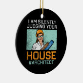 Architect - Uw huis beoordelen Keramisch Ornament (Rechts)