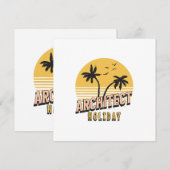 Architect Vakantie Kaart (Voorkant / Achterkant)