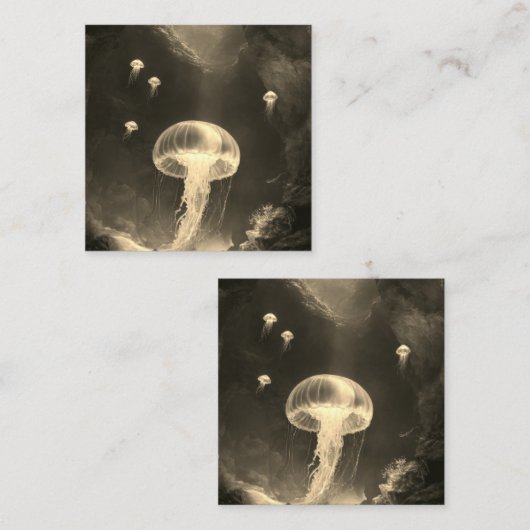 Architect van creatieve oplossingen vierkante visitekaartje (Voorkant / Achterkant)