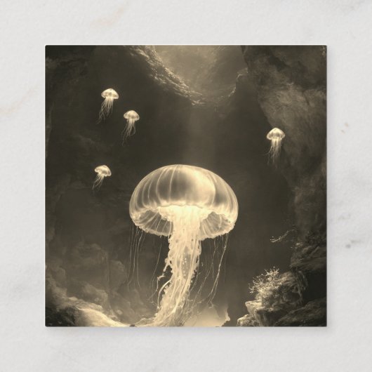 Architect van creatieve oplossingen vierkante visitekaartje (Achterkant)