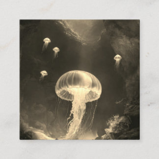 Architect van creatieve oplossingen vierkante visitekaartje