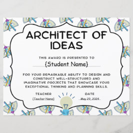 Architect van Ideeën Student Recognition Award