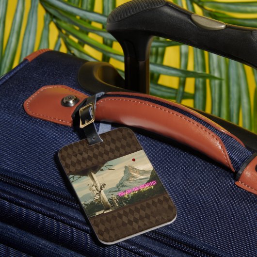 Architect van je kleine Surreal Collage Bagagelabel (Voorkant Insitu 1)