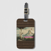 Architect van je kleine Surreal Collage Bagagelabel (Voorkant (verticaal))