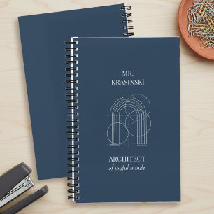 Architect van vrolijke geesten Gepersonaliseerde l Notitieboek