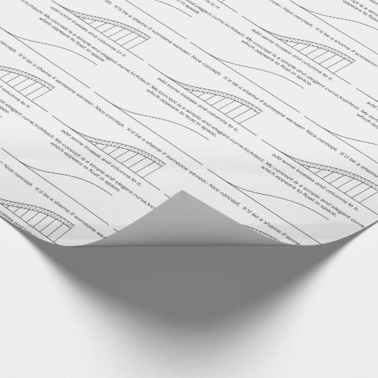 Architect versus Engineer Cadeaupapier (Hoek)