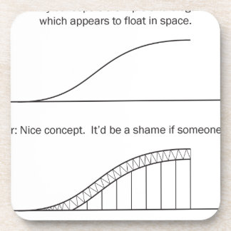 Architect versus Engineer Drankjes Onderzetter