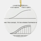 Architect versus Engineer Keramisch Ornament (Voorkant)