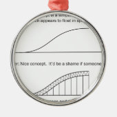 Architect versus Engineer Metalen Ornament (Voorkant)