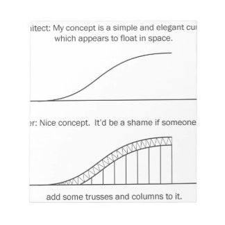 Architect versus Engineer Notitieblok