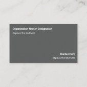 Architect Visitekaartje (Achterkant)