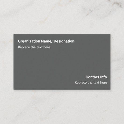 Architect Visitekaartje (Achterkant)