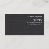 Architect - Visitekaartjes (Achterkant)