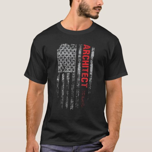 Architect Vlag  architect Jo T-shirt (Voorkant)
