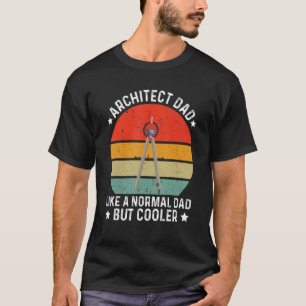 Architect voor architecten koel architectuur t-shirt