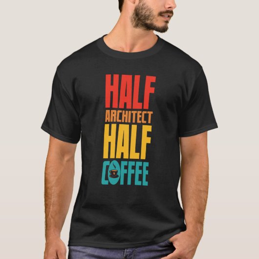 Architect Voor Koffie T-shirt (Voorkant)