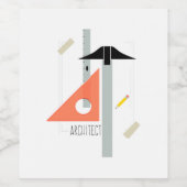 Architect Wijn Etiket (Enkel label)