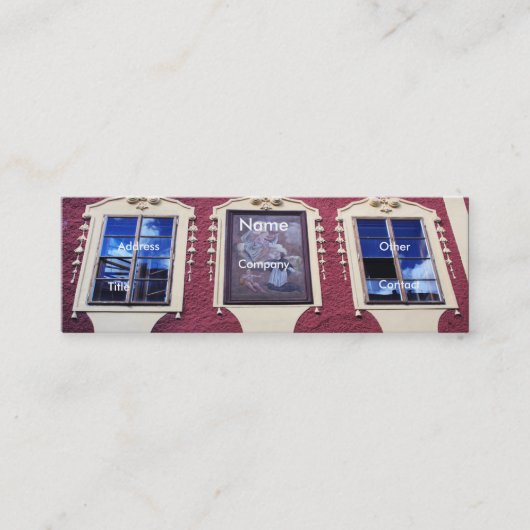 Architect Windows I Mini Visitekaartje (Voorkant)