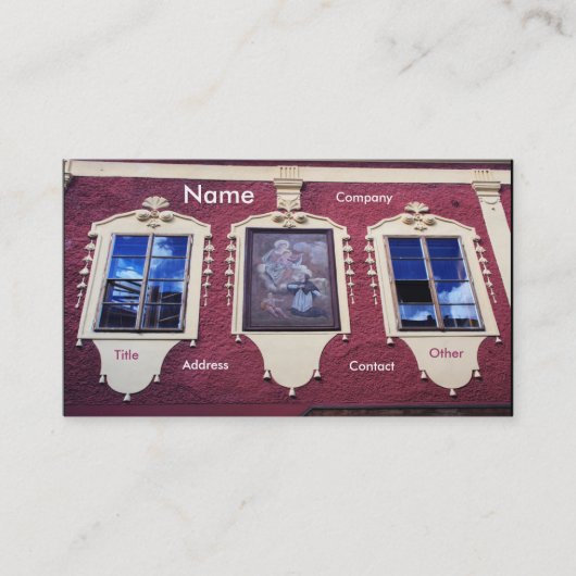 Architect Windows I Visitekaartje (Voorkant)