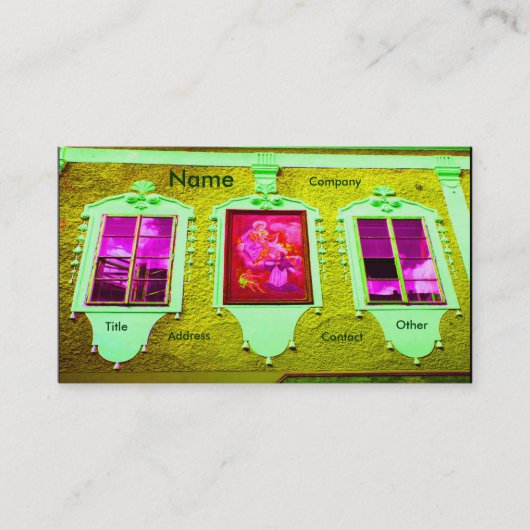 Architect Windows IV Visitekaartje (Voorkant)