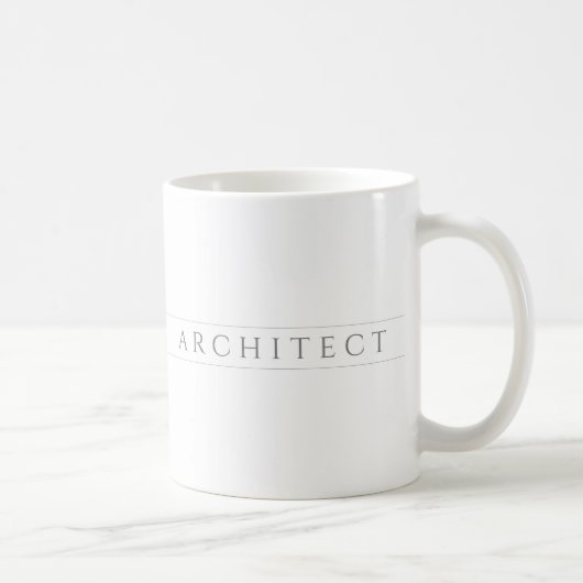 ARCHITECT Witte Mok / Grijs (Rechts)
