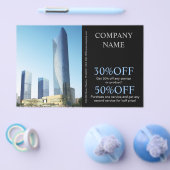 architecte van de bouwskyscraper flyer (Enkel)