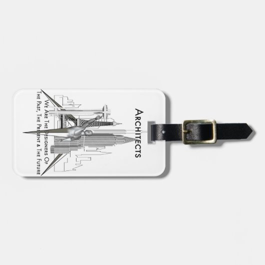 Architecten Bagagelabel (Voorkant horizontaal)