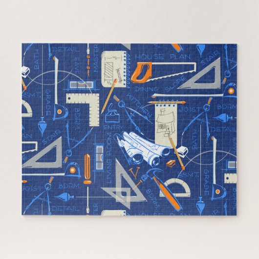Architecten & bouwers Legpuzzel (Horizontaal)