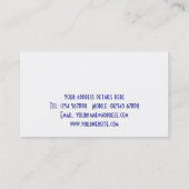 Architecten / Bouwkundig Visitekaartje (Achterkant)